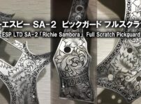 ESP リッチーサンボラ モデル ピックガード 彫金